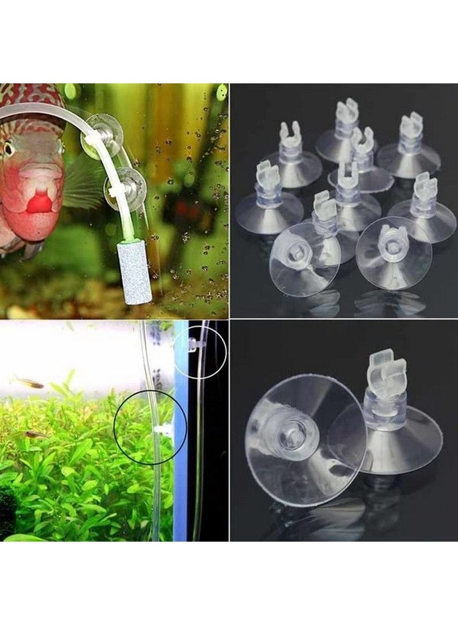 VAYINATO Aquarium Airline Tubing Suction Cup Transparent, 20 Pcs - Fish Tank Air Hose Suction Cup Holder Connector - Aquaculture Aeration Setup Accessories By Petzlifeworld - Image 5