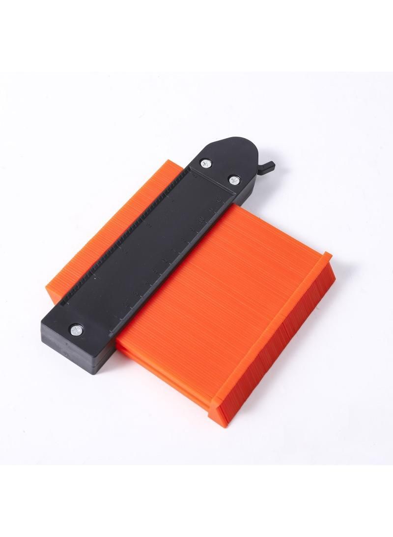 5 Inch 12CM Orange Woodworking Measuring Gauge Taking Gauge Radian Profiling Gauge  - Image 1