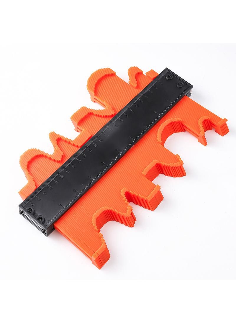 5 Inch 12CM Orange Woodworking Measuring Gauge Taking Gauge Radian Profiling Gauge  - Image 5