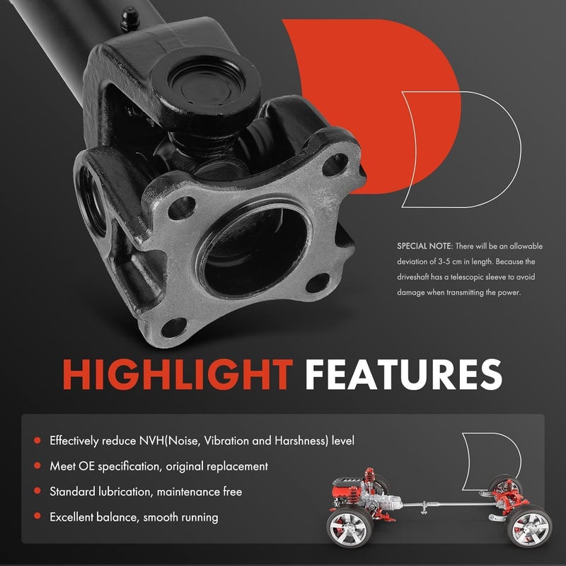 A-Premium Front Complete Drive Shaft Assembly for Toyota Tundra 2000-2004 - Image 4