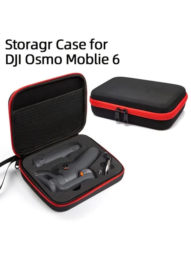 حقيبة حمل سوداء لجهاز DJI Osmo Mobile 6 جيمبال ستابيلايزر وملحقاته - Image 2
