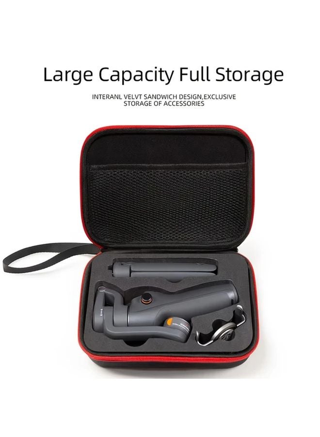 حقيبة حمل سوداء لجهاز DJI Osmo Mobile 6 جيمبال ستابيلايزر وملحقاته - Image 4