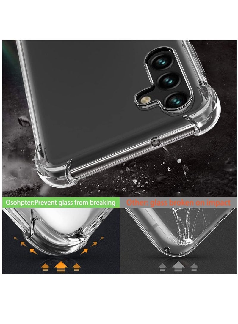 DUSALA Galaxy A13 5G Case Clear,Samsung A13 5G Case Transparent Reinforced Corners TPU Shock-Absorption Flexible Cell Phone Cover - Image 3