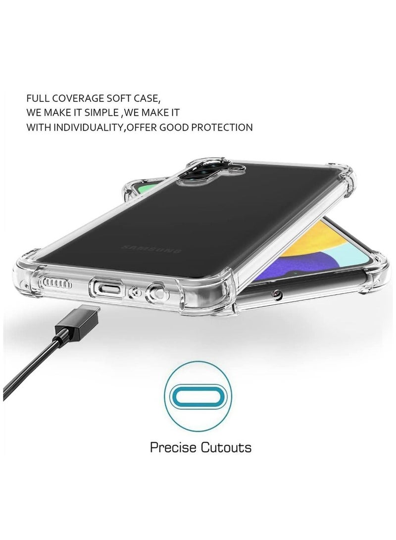 DUSALA Galaxy A13 5G Case Clear,Samsung A13 5G Case Transparent Reinforced Corners TPU Shock-Absorption Flexible Cell Phone Cover - Image 5