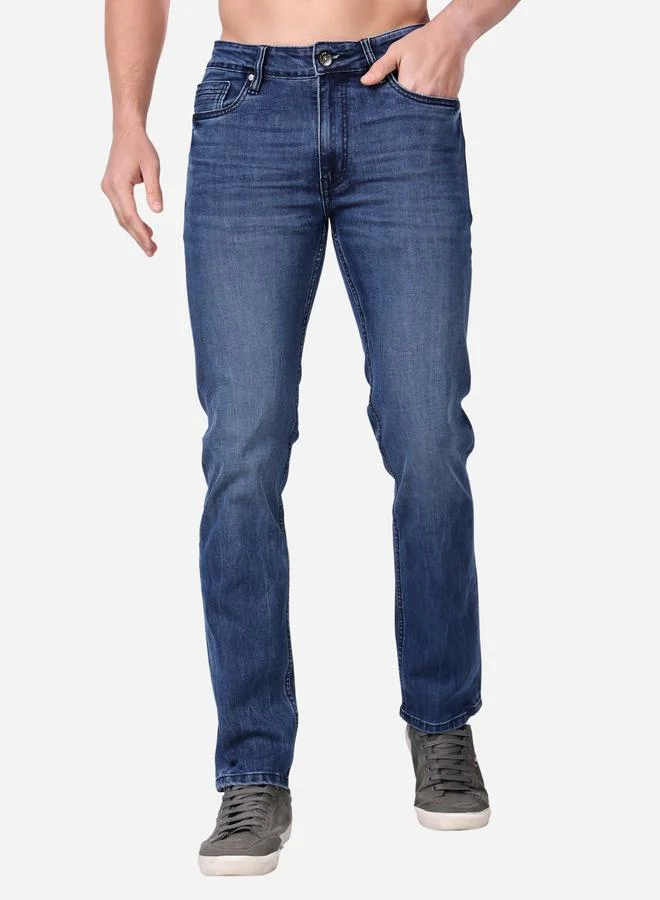 ستايلوكس Stylox Mid Rise Slim Fit Faded Jeans