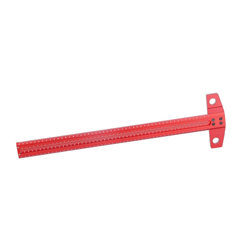 T Type Square Ruler Right Angle Scribe 500mm Aluminum Marking Precision Measuring Tool for Woodworking Glass Crafting - Image 4