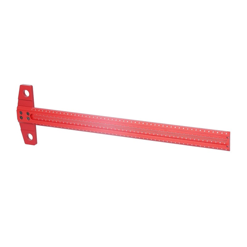 T Type Square Ruler Right Angle Scribe 500mm Aluminum Marking Precision Measuring Tool for Woodworking Glass Crafting - Image 3