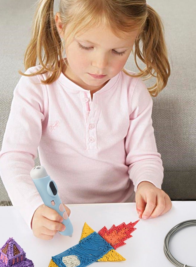 Generic 3D Low Temperature Printing Pen Set Long Battery Life DIY Graffiti Model 3D Pen Creative 3D Stereoscopic Painting Pen Children Adult Gift USB Charging Children Creative Painting Pen Children Birthda  - Image 4