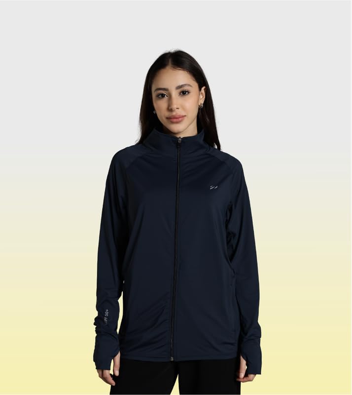 BLUE TYGA Womens Sunscreen Jacket ICE Pro – UPF 50+ Cooling Jacket for Men & Women|Cool Rush Pro Tech,UV Protection,Breathable,Sweat-Wicking, Anti-Microbial, Lightweight Sun Hoodie for Outdoor Sports & Travel - Image 2