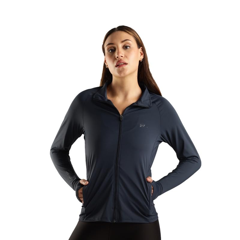 BLUE TYGA Womens Sunscreen Jacket ICE Pro – UPF 50+ Cooling Jacket for Men & Women|Cool Rush Pro Tech,UV Protection,Breathable,Sweat-Wicking, Anti-Microbial, Lightweight Sun Hoodie for Outdoor Sports & Travel - Image 1