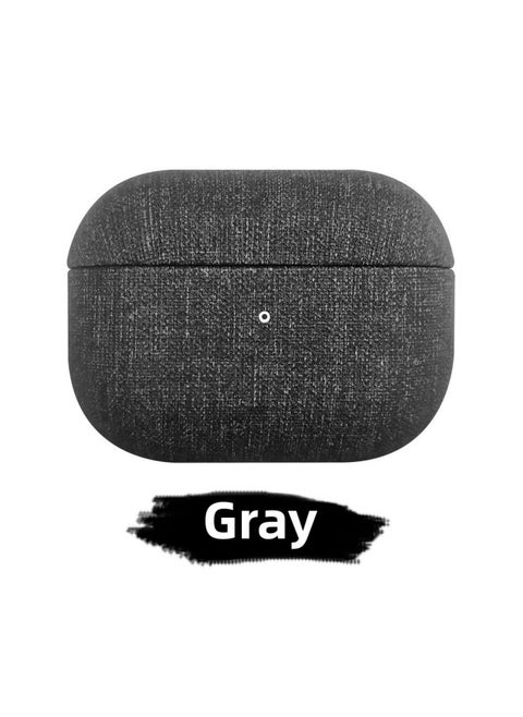 AirPods Pro2 Protective Cover For Apple Three-generation Headphones AirPods4 All-inclusive Four-generation Headphone Case-Color:Gray-Applicable Models:Airpods Pro2