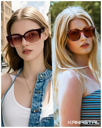 KANASTAL Over Glasses Sunglasses Women Men Polarized and UV400 Protection Oversized Fit Over Sun Glasses Fashion Wrap Around Brown Lens Shades - Image 2