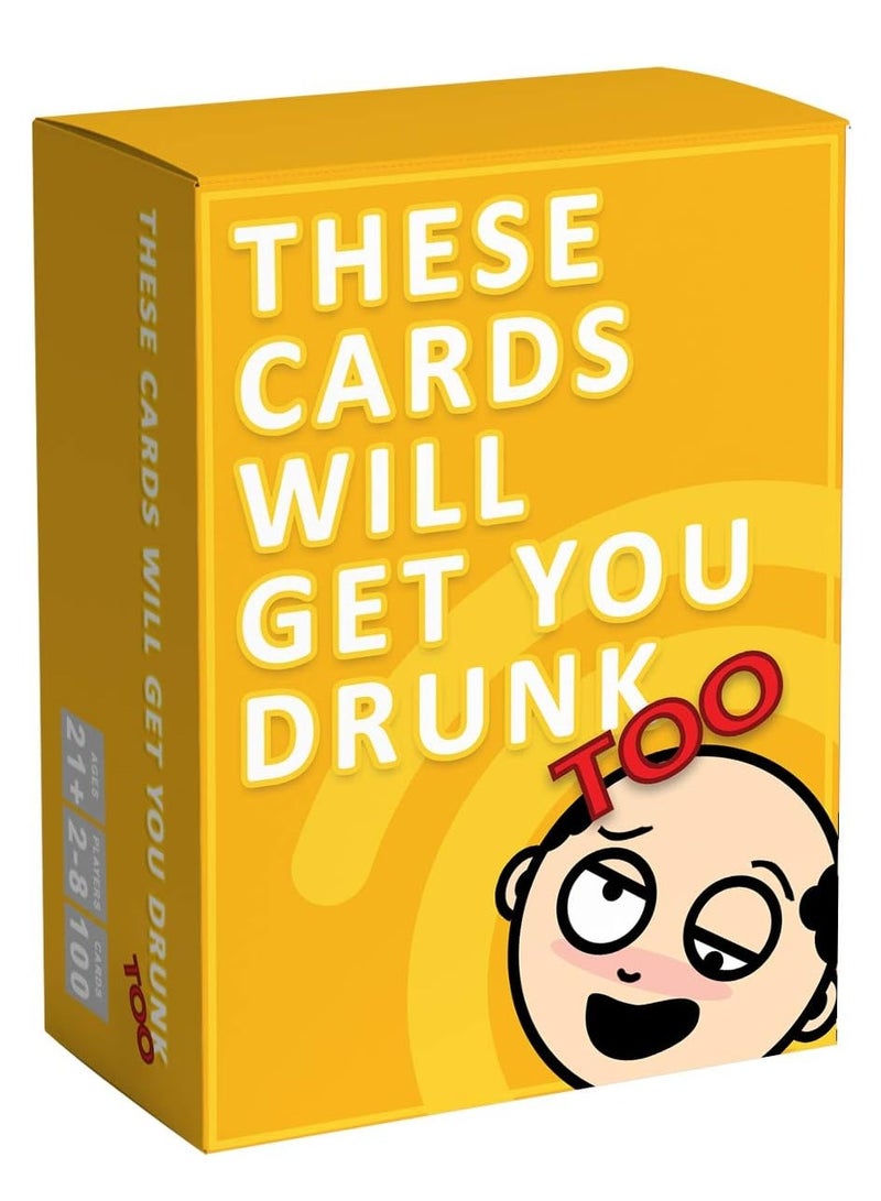These Cards Will Get You Drunk Too - Fun Adult Drinking Game for Parties - Image 1