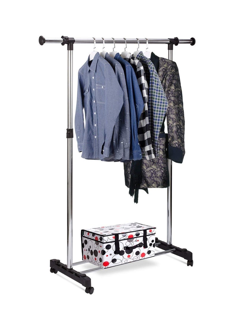 Clothes Hanger Rack Stainless steel elevation type folding single pole 