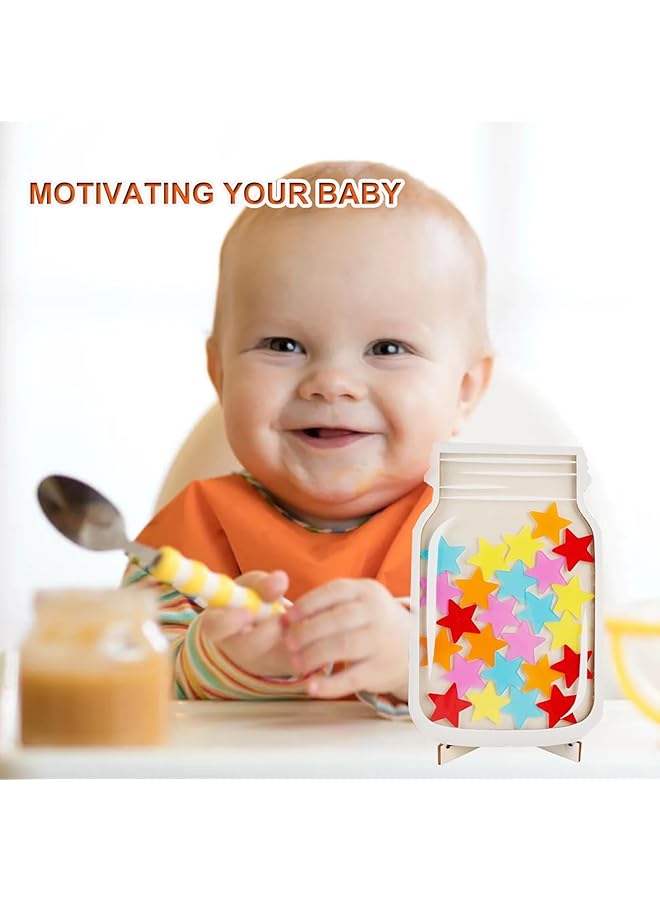 إيروريكس جرة مكافآت مغناطيسية جرة مكافآت للفصول الدراسية للأطفال جرة مكافآت مخصصة للطلاب مخطط مكافآت مغناطيسي لسلوك الأطفال لوحة الفصل الدراسي نجمة المنزل - Image 3