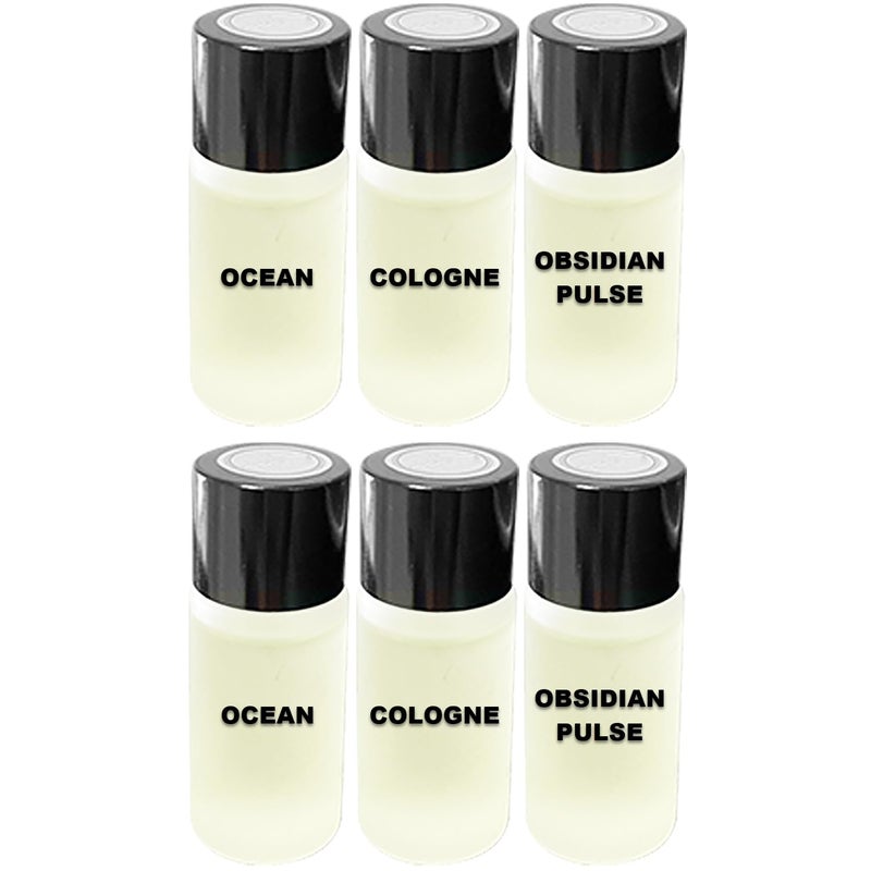 KESOCI Car Air Freshener Refill Liquid Set of 6 x 10 ML Smart Car Air Freshener Refill Car Fragrance Refill Car Diffuser Refill Bold Sent Collection - Image 3