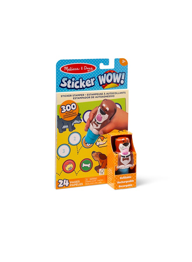 Melissa & Doug 24-Page Activity Pad and Sticker Stamper, 300 Stickers, Arts and Crafts Fidget Toy Collectible Character  - Image 5
