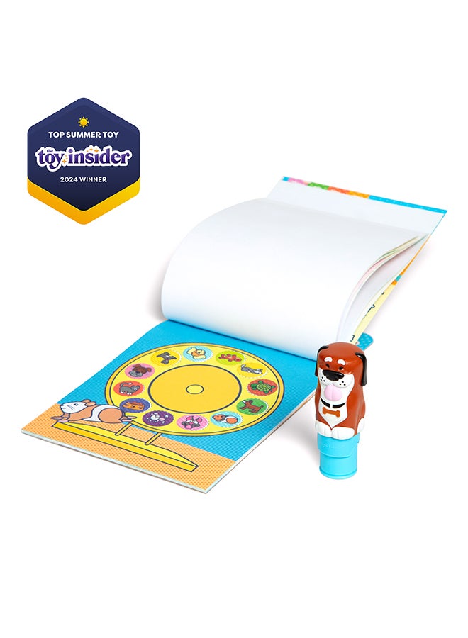 Melissa & Doug 24-Page Activity Pad and Sticker Stamper, 300 Stickers, Arts and Crafts Fidget Toy Collectible Character  - Image 3