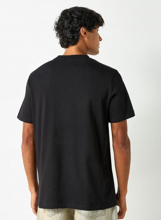 SP Characters Stark Industries Print Crew Neck T-shirt with Short Sleeves - Image 3