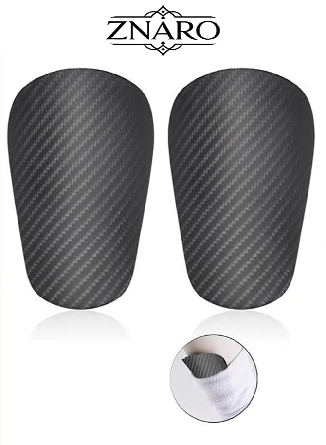 ZNARO 2 Pcs Mini Soccer Shin Guards, Small Size for Youth and Kids, Boys and Girls Soccer Protection Gear for Training and Matches - Image 2