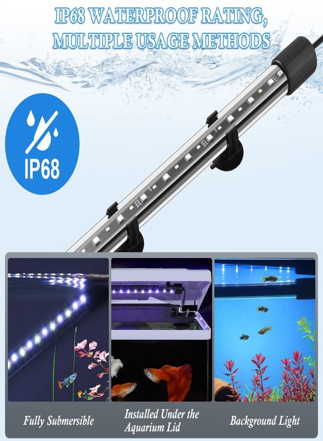 FEDOUR 18.9in Submersible Aquarium LED Light, 24/7 Mode Aquarium Lights with Full Spectrum RGBW LEDs, IP68 Waterproof Fish Tank Light with Dimming, Timming and Color Adjustable - Image 3