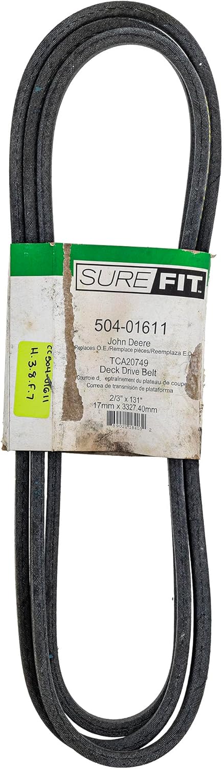 Surefit حزام قيادة بديل SureFit 52 لجرارات جون دير TCA20749 WH52A WHP52A التجارية للمشي خلفاً - Image 1