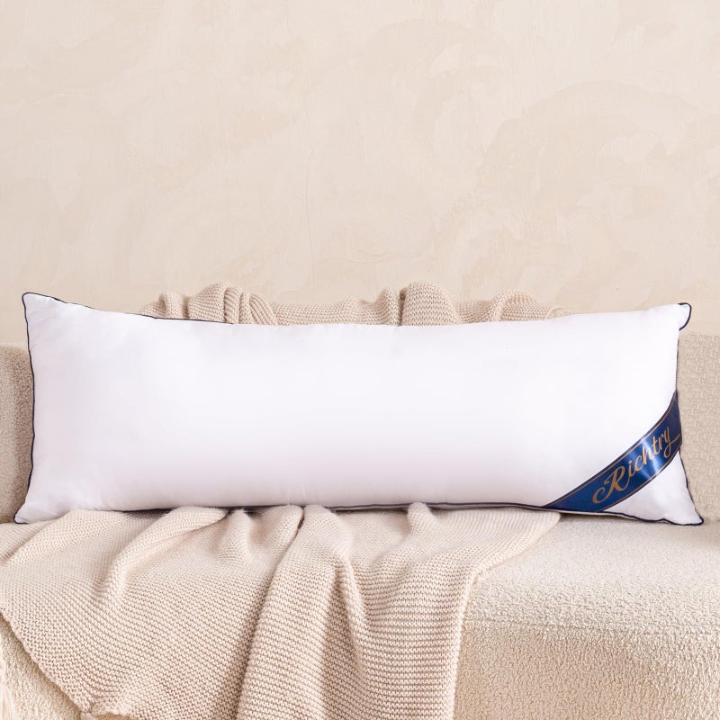 Richtry Premium Memory Foam 14 x 36 Inch Throw Pillow Insert - Decorative Lumbar Throw Pillow for Living Room, Sofa and Couch, 14 x 36 Inch, White - Image 1