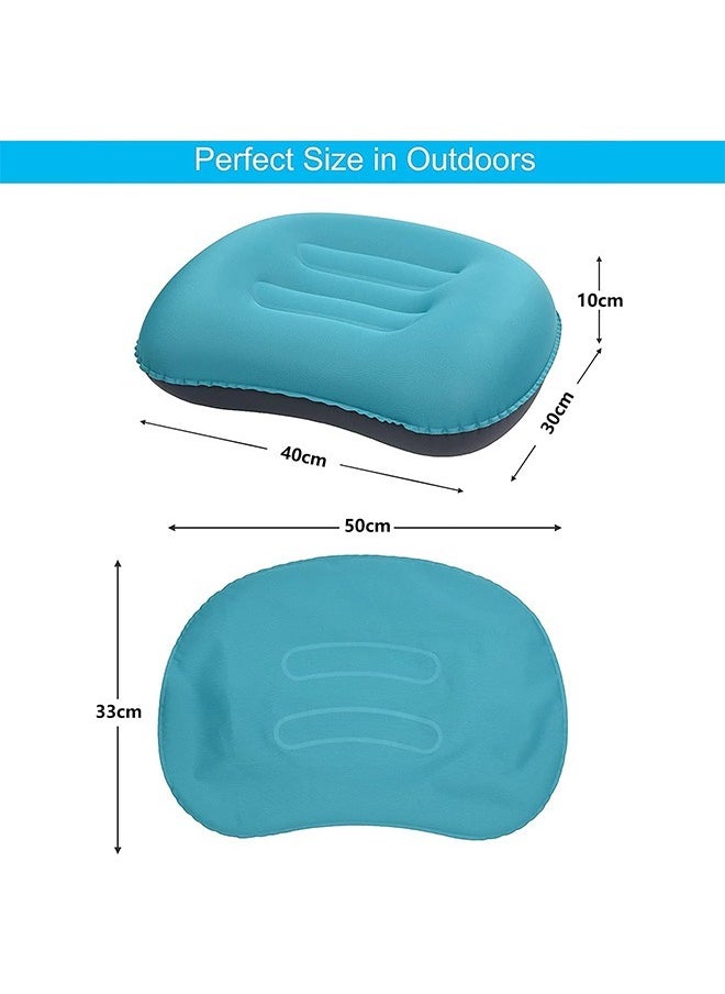 LENND Ultralight Inflating Travel/Camping Pillows - Compressible, Compact, Inflatable, Comfortable, Ergonomic Pillow for Neck & Lumbar Support and a Good Night Sleep while Camp, Backpacking  - Image 3