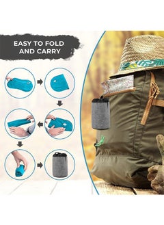 LENND Ultralight Inflating Travel/Camping Pillows - Compressible, Compact, Inflatable, Comfortable, Ergonomic Pillow for Neck & Lumbar Support and a Good Night Sleep while Camp, Backpacking  - Image 4