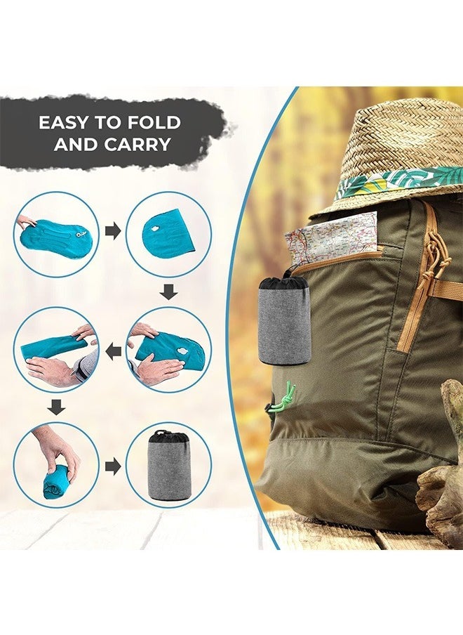 LENND Ultralight Inflating Travel/Camping Pillows - Compressible, Compact, Inflatable, Comfortable, Ergonomic Pillow for Neck & Lumbar Support and a Good Night Sleep while Camp, Backpacking  - Image 4