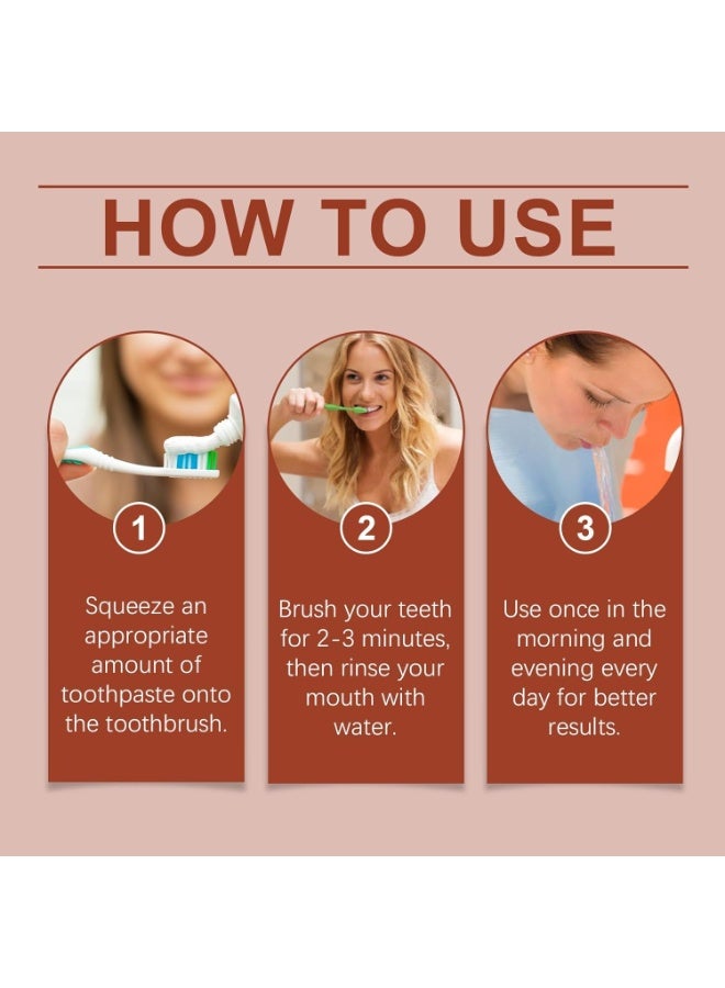 ORALHOE Natural Coconut Oil Whitening Toothpaste for Sensitive Teeth 
Designed for sensitive teeth, this coconut oil toothpaste gently removes stains, strengthens enamel, soothes gums, and delivers long-lasting freshness with a smooth, refreshing taste. - Image 5