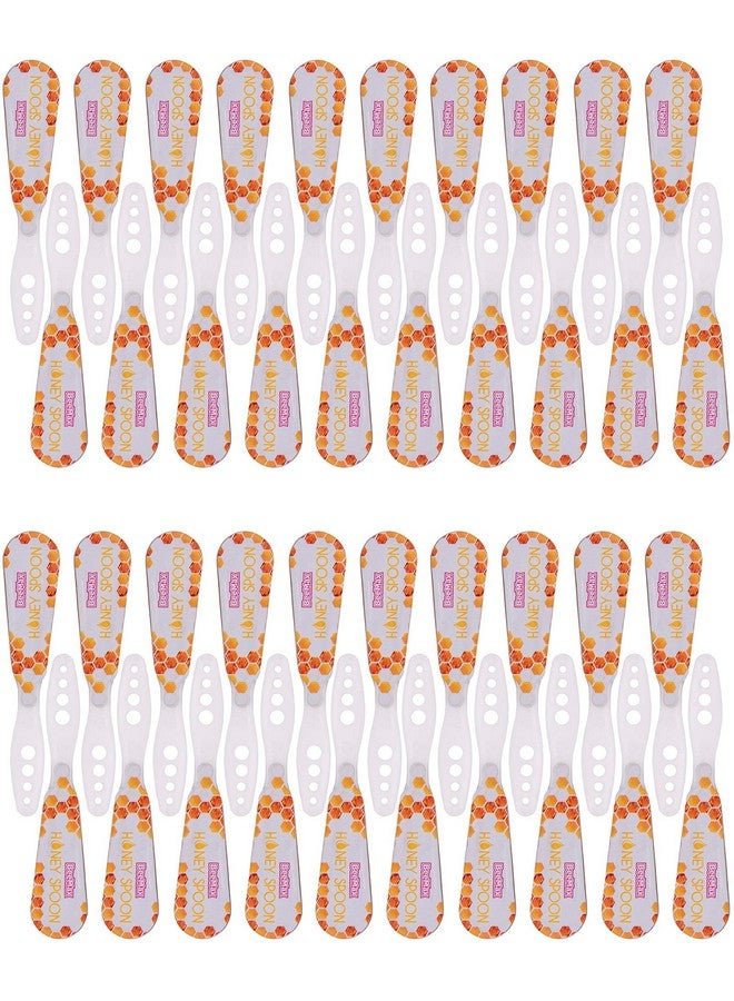Stephanie Imports Honey Spoon Pack of 100% Anatolian Wild Flower Honey (0.25 oz per spoon) - Pack of 40 Stirrers  - Image 2