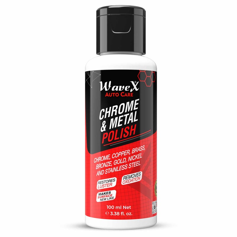 Wavex Metal Polish 100g For Chrome, Copper, Brass, Bronze, Gold, Nickel and Stainless Steel. All Metal Cleaner, Rust Remover. Polisher and Protectant. Removes oxidation and discoloration. - Image 4