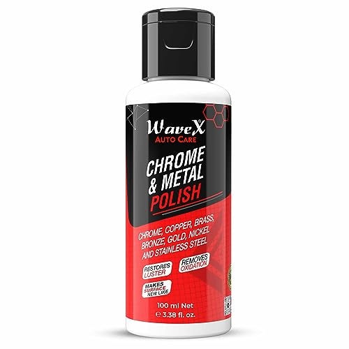 Wavex Metal Polish 100g For Chrome, Copper, Brass, Bronze, Gold, Nickel and Stainless Steel. All Metal Cleaner, Rust Remover. Polisher and Protectant. Removes oxidation and discoloration. - Image 1