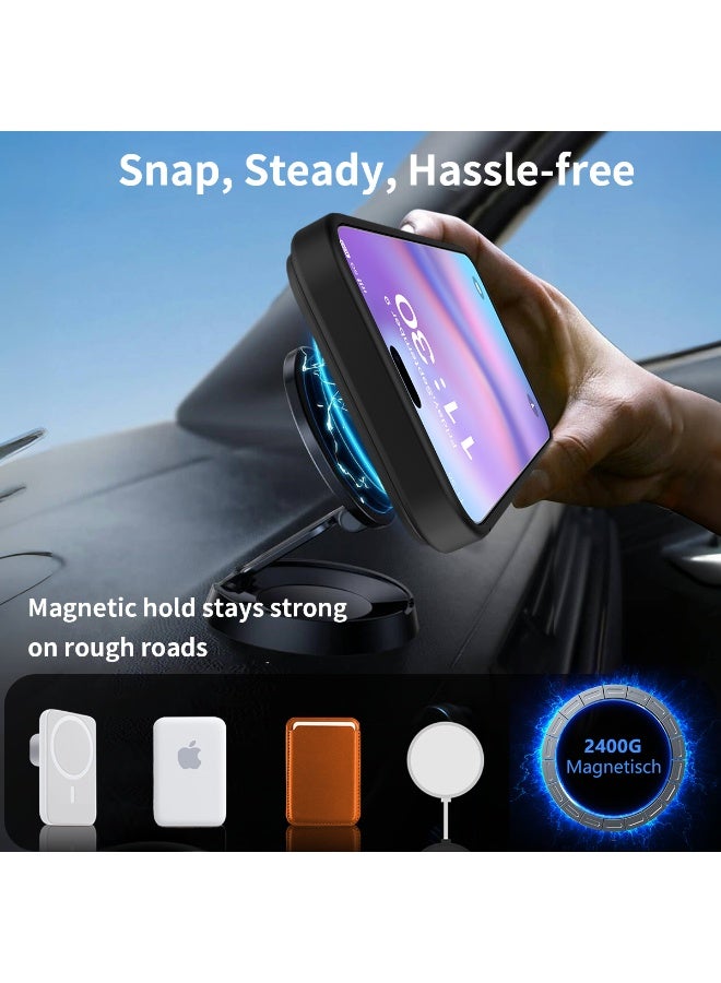 ZXING Military Grade MagSafe iPhone 17 Pro Max Case in Black with Drop Protection Adjustable Stand and Slim Profile - Image 5