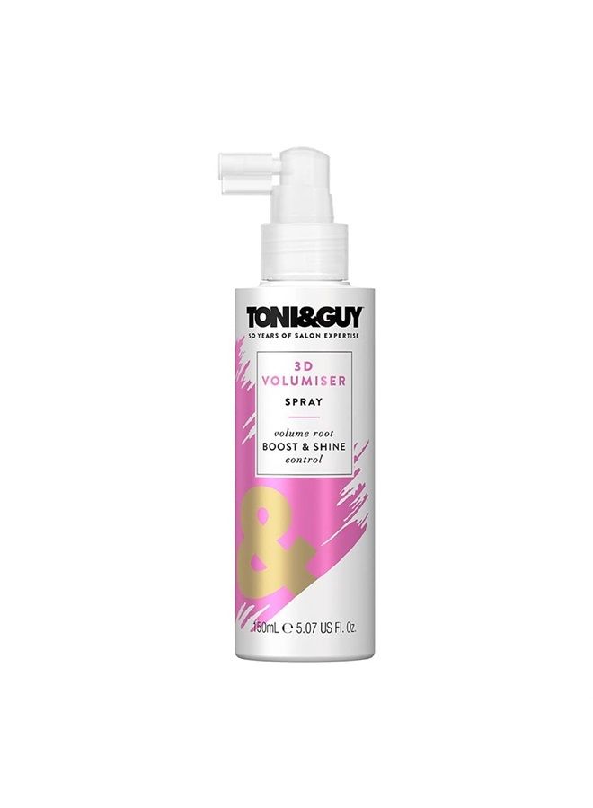 Toni & Guy 3D Volumiser Hair Spray for Unisex, 5.07 Ounce - Image 1
