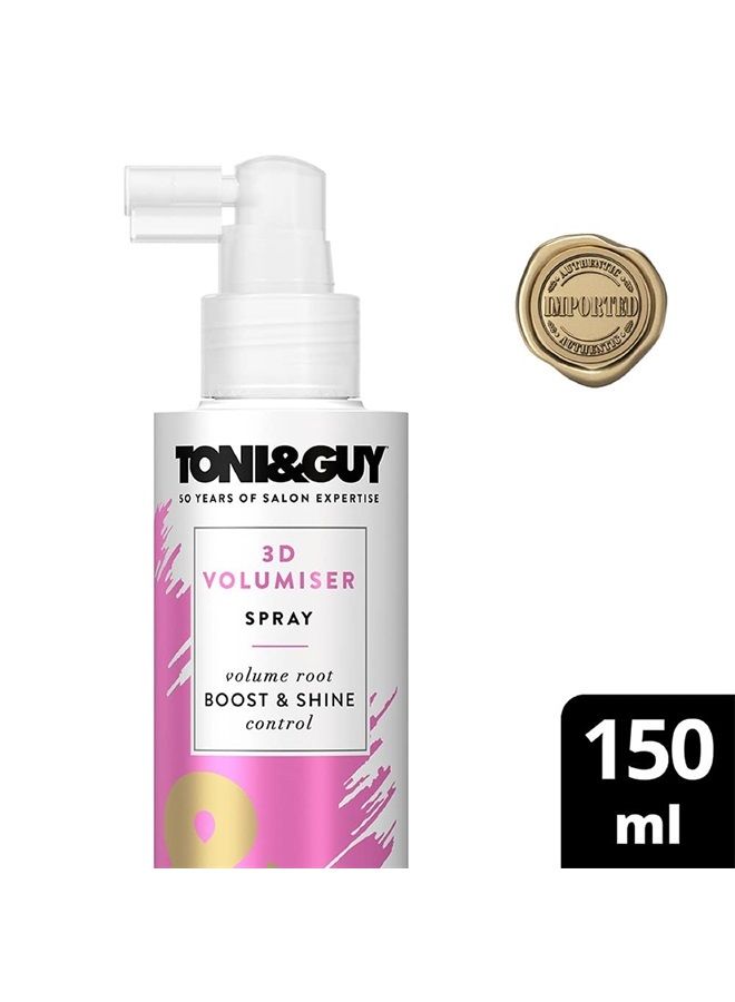 Toni & Guy 3D Volumiser Hair Spray for Unisex, 5.07 Ounce - Image 2