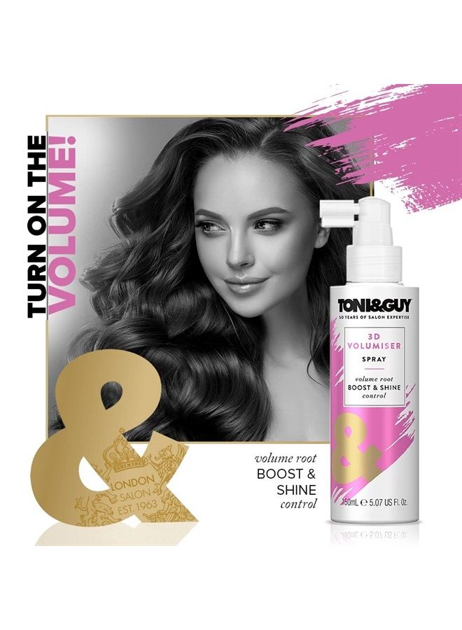 Toni & Guy 3D Volumiser Hair Spray for Unisex, 5.07 Ounce - Image 4