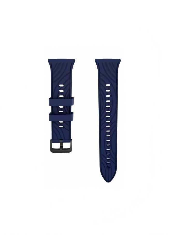 HW Silicone Sport Watch Strap/Watchband for HUAWEI Watch Fit 3 Smartwatch Blue  - Image 2