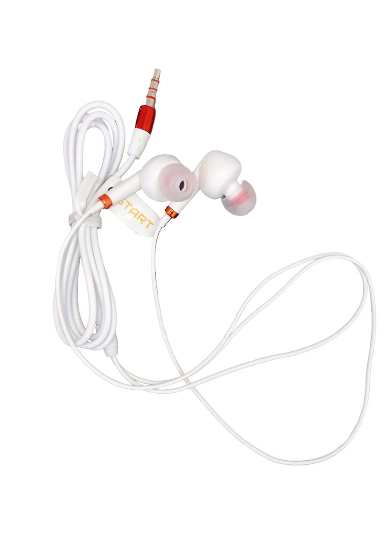 Start S6 Wired Stereo Earphone Handsfree In-Ear 3.5mm Jack  - Image 1