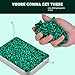 LCVUUK Putty Rocks Cyan More Than 600 Weak Magnetic Smooth Ferrite Pebbles Desk Toys and TimeKiller for Adults - Image 4
