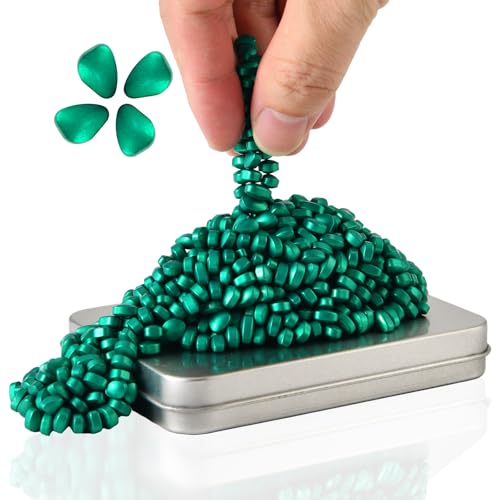 LCVUUK Putty Rocks Cyan More Than 600 Weak Magnetic Smooth Ferrite Pebbles Desk Toys and TimeKiller for Adults - Image 1