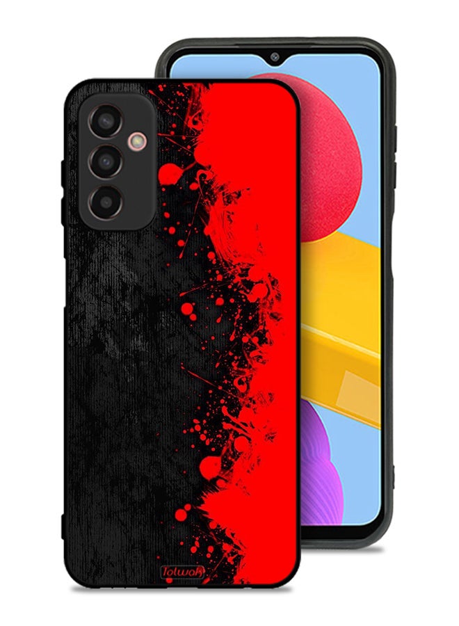 Tolwak Samsung Galaxy F23 Protective Case Cover Paint Abstract Pattern - Image 1