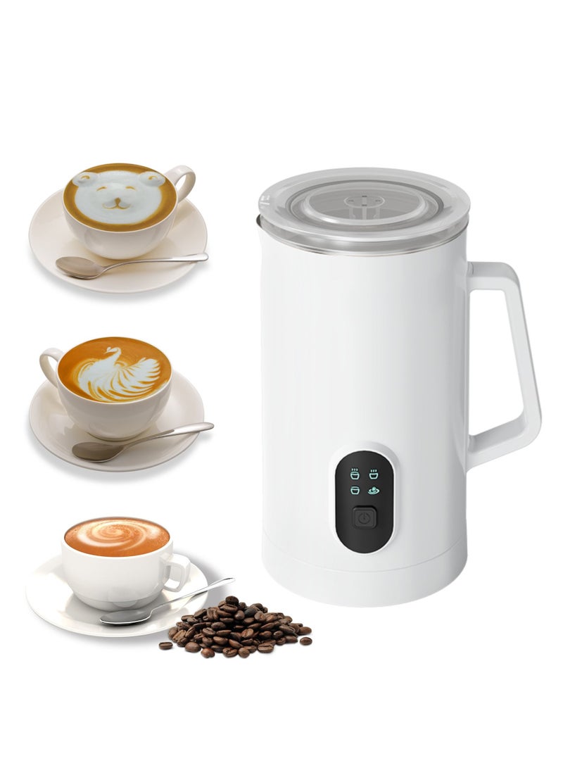 4 in 1 Hot & Cold Froth Maker Automatic Milk Foam Maker Electric Milk Frother,Automatic Milk Steamer,350ml Milk Warmer Coffee Frother Milk Heater