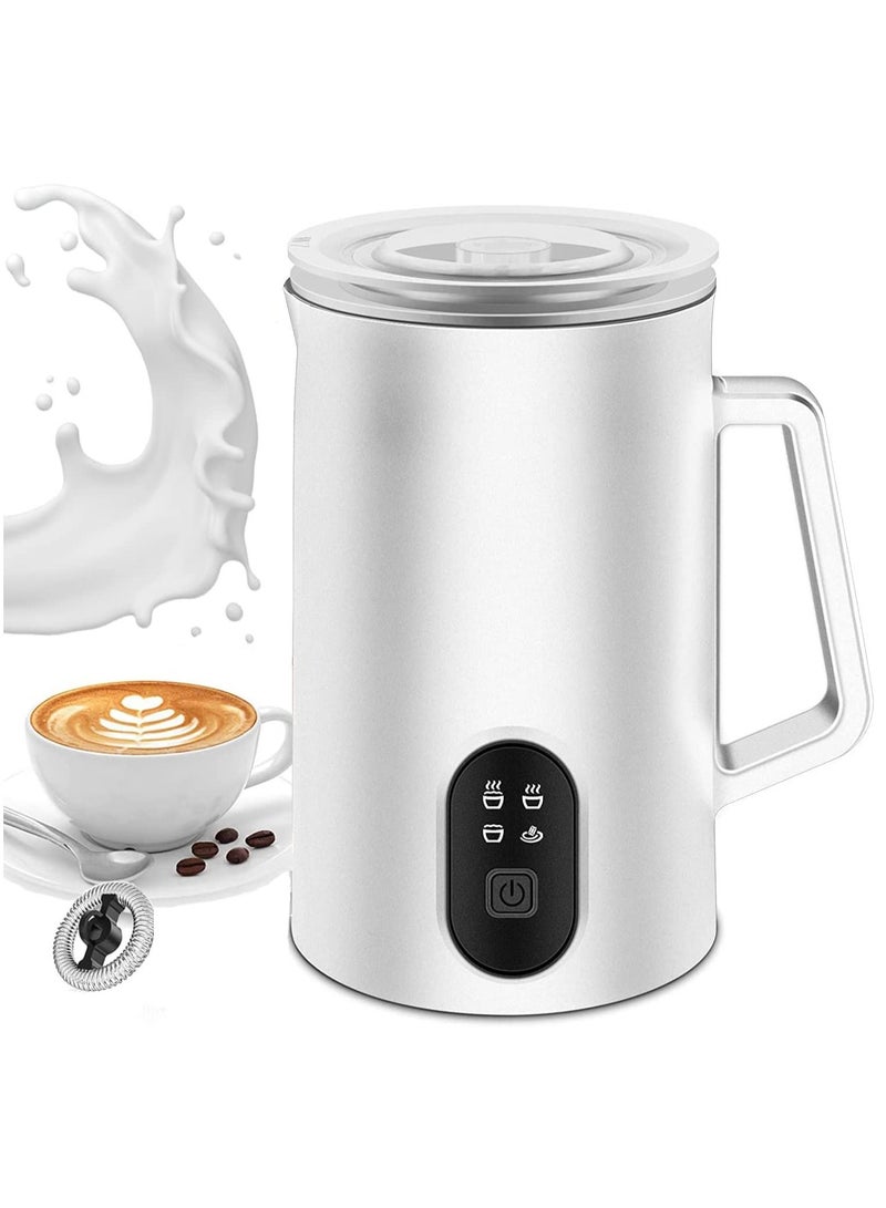 4 in 1 Hot & Cold Froth Maker Automatic Milk Foam Maker Electric Milk Frother,Automatic Milk Steamer,350ml Milk Warmer Coffee Frother Milk Heater