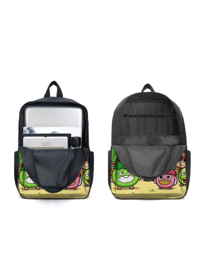 Cartoon three-piece schoolbag with zipper - 406  - Image 4