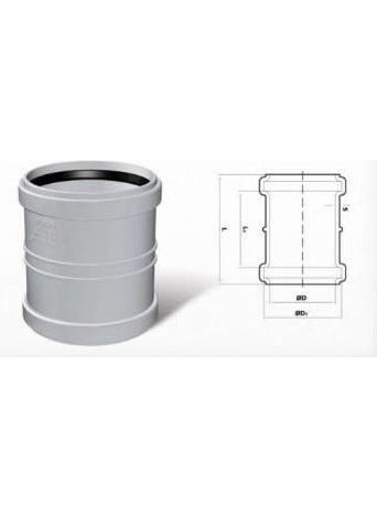 Kalde 110 3.2 PVC-U Sliding Coupler  - Image 3