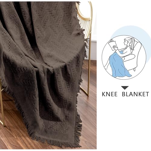 MEETSKY Sofa Covers Couch Covers for 3 Cushion Couch Sofa L Shape Sectional Couch Covers for Dogs Washable Luxury Bed Blanket Couch Protector for Pets, Kids(X-Large: 71" x 118", Chocolate) - Image 5