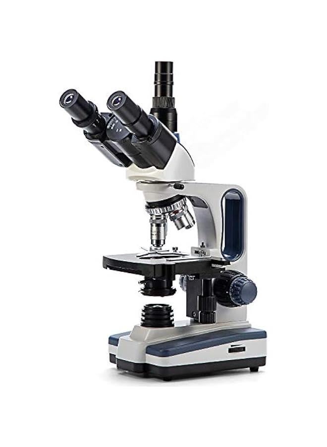 Arabest Swift SW 350T Compound Trinocular Microscope,40X-2500X Magnification,Two-Layer Mechanical Stage,with Swiftcam 16.0 mp Camera and Software Windows/Mac Compatible  - Image 3