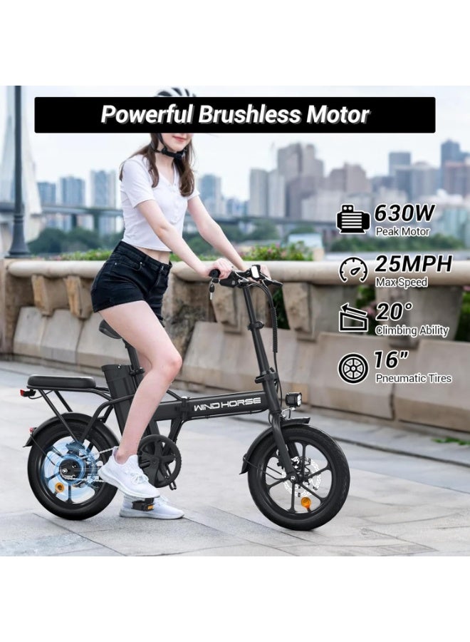 W2A Folding Electric Scooter with 350W High Speed Motor, 36V 8AH Battery, 40 KM/H Speed, 35 KM Range, Dual Disk Brakes, Carbon Alloy Frame and 16 Inches Tires